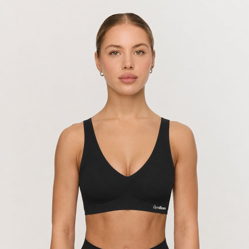 Comfy Σουτιέν Χωρίς Ραφές Black - GymBeam