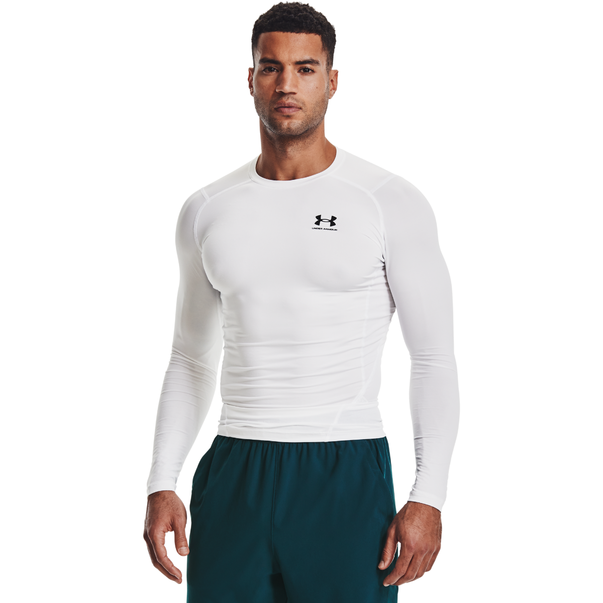 Under Armour Μπλούζα Συμπίεσης HG Armour Comp LS White S