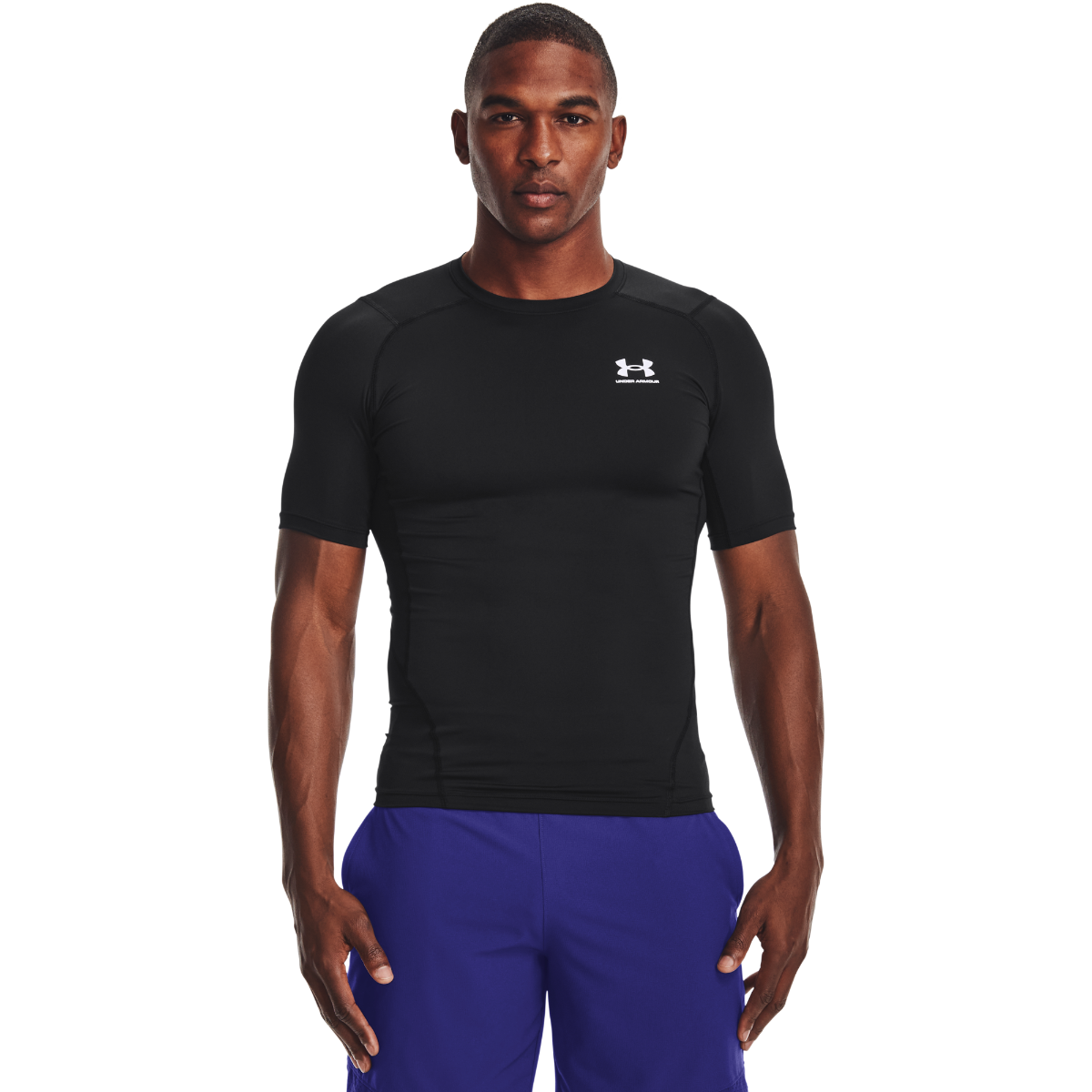 Under Armour Μπλούζα Συμπίεσης HG Armour Comp SS Black S