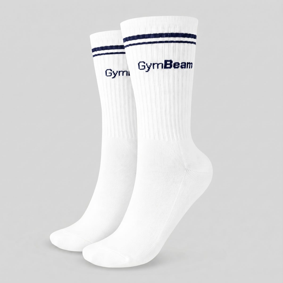 Crew Socks White - GymBeam
