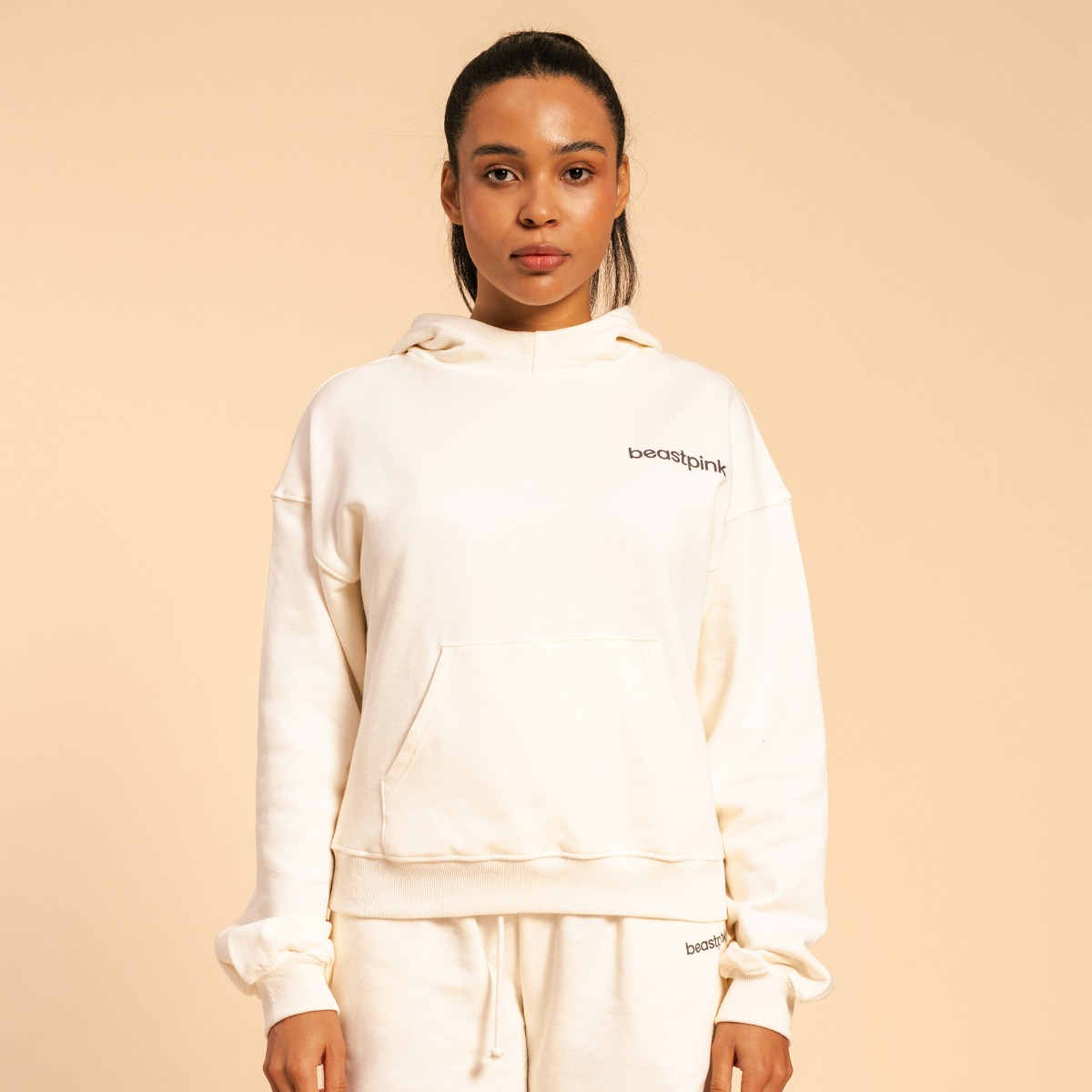 Γυναικείο Serenity Hoodie Ivory - BeastPink