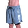 2in1 Shorts Essence Blue - GymBeam XXL