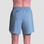 2in1 Shorts Essence Blue - GymBeam XXL