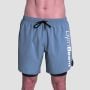 2in1 Shorts Essence Blue - GymBeam XXL