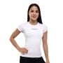 Γυναικείο T-shirt FIT White - GymBeam S