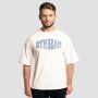T-Shirt Boxy Athletic Society Cream - GymBeam XL
