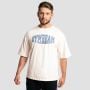 T-Shirt Boxy Athletic Society Cream - GymBeam XL
