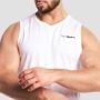 Tanktop Mesh Base White - GymBeam L