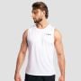 Tanktop Mesh Base White - GymBeam L