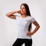 Γυναικείο T-shirt Basic White - GymBeam S