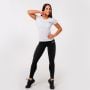 Γυναικείο T-shirt Basic White - GymBeam S