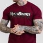 Beam Ανδρικό T-shirt Burgundy - GymBeam L
