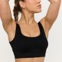 Γυναικείο Bralette GymBabe Black - GymBeam M