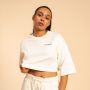Γυναικείο Cropped Serenity T-Shirt Ivory - BeastPink L