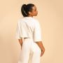 Γυναικείο Cropped Serenity T-Shirt Ivory - BeastPink L