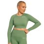 Women‘s Hyper CropTop Olivine - BeastPink L