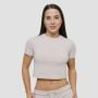 Γυναικείο Agile Cropped T-Shirt Desert- GymBeam L