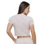 Γυναικείο Agile Cropped T-Shirt Desert- GymBeam L