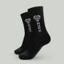Essential Crew Socks 2Pack Black - STRIX L