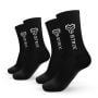 Essential Crew Socks 2Pack Black - STRIX L