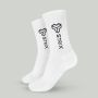 Essential Crew Socks 2Pack White - STRIX L