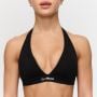 Fierce Halter Sports Bra Black - GymBeam S