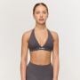 Fierce Halter Sports Bra Grey - GymBeam XL
