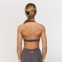 Fierce Halter Sports Bra Grey - GymBeam XL