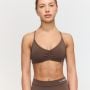 Fierce Sports Bra Cappuccino - GymBeam XL