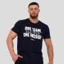 Ανδρικό T-Shirt One Team Navy - GymBeam XXXL