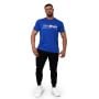 Ανδρικό T-shirt  Willpower Royal Blue - GymBeam L