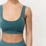 Lift Seamless Sports Bra Petrol - GymBeam S