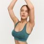 Lift Seamless Sports Bra Petrol - GymBeam S