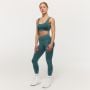 Lift Seamless Sports Bra Petrol - GymBeam S