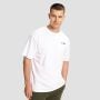 Oversized Limitless T-Shirt Λευκό - GymBeam L