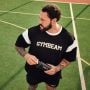 Premium Heavyweight Varsity T-Shirt Black  - GymBeam L