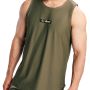Aνδρικό Combat Tank Top Olive Grey - GymBeam XL
