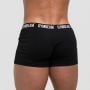Men‘s FIT Trunks 3Pack Black - GymBeam XXXL