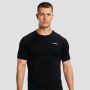Ανδρικό T-shirt Pulse X Running Black - GymBeam L