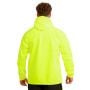 Ανδρικό μπουφάν βροχής Smock κίτρινο neon - GymBeam XXL