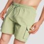 Ανδρικό μαγιό Cargo Shorts Olive - GymBeam XL