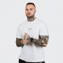 Ανδρικό T-Shirt FIT White - GymBeam XXXL