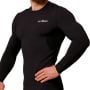 Mid Compression Long Sleeve T-Shirt Black- GymBeam L