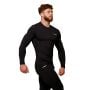 Mid Compression Long Sleeve T-Shirt Black- GymBeam L