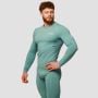 Mid Compression Long Sleeve T-Shirt Blue - GymBeam S