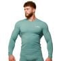 Mid Compression Long Sleeve T-Shirt Blue - GymBeam S