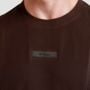 Unstoppable Oversized T-Shirt Brown - GymBeam XXL