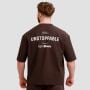 Unstoppable Oversized T-Shirt Brown - GymBeam XXL
