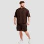Unstoppable Oversized T-Shirt Brown - GymBeam XXL