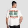 Prague T-shirt Cream - GymBeam XXL